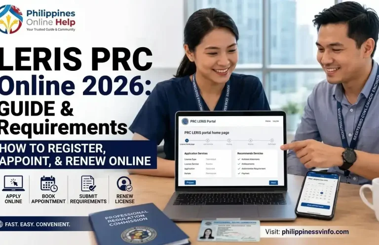 LERIS PRC Online Philippines 2026: Complete Registration, Board Exam, License Renewal & Appointment Guide