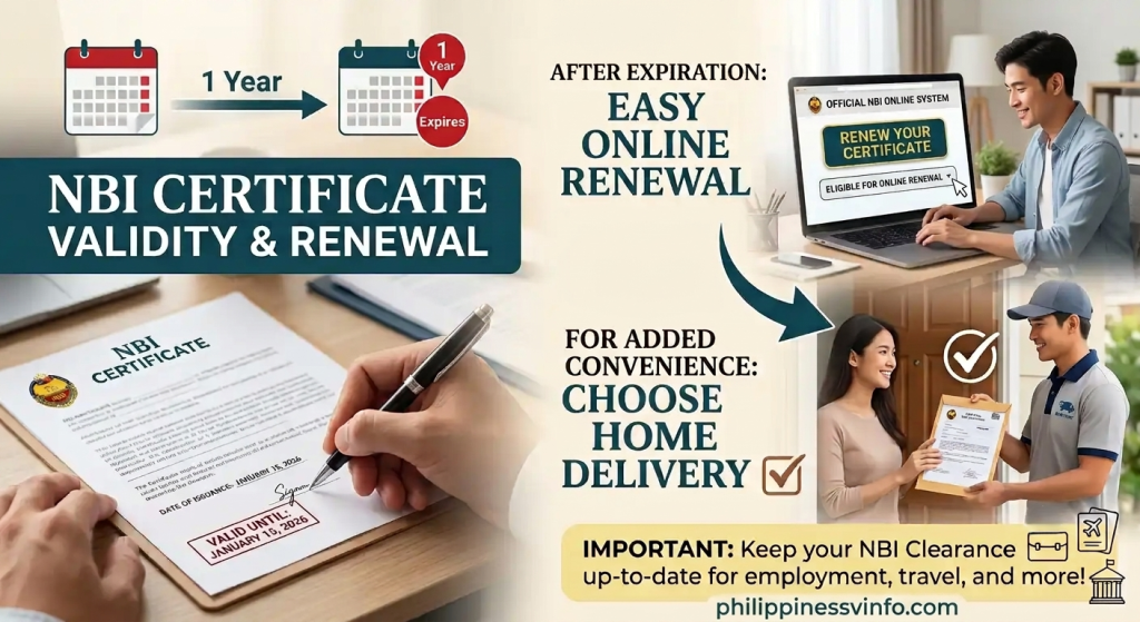 Applicants with a previously issued NBI Online Clearance may qualify for the online renewal service. Your eligibility depends on your existing clearance record and the current requirements of the NBI online system.