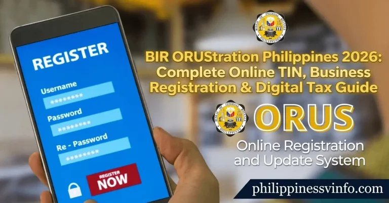 ORUS Registration Philippines 2026: Complete Online TIN, Business Registration & Digital Tax Guide