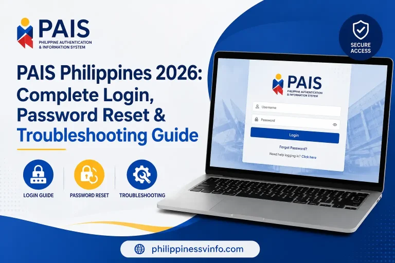 PAIS Philippines 2026: Complete Login, Password Reset & Troubleshooting Guide