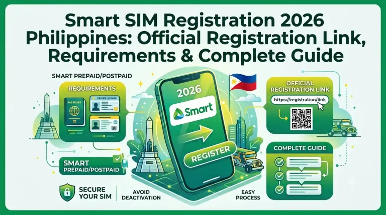Smart SIM Registration 2026 Philippines: Official Registration Link, Requirements & Complete Guide