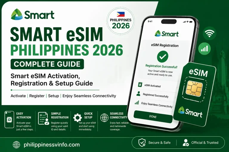 Smart eSIM Philippines 2026: Complete Smart eSIM Activation, Registration & Setup Guide