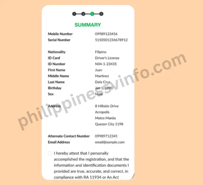 TNT SIM Registration
Before submitting your application, review every piece of information shown on the confirmation page.