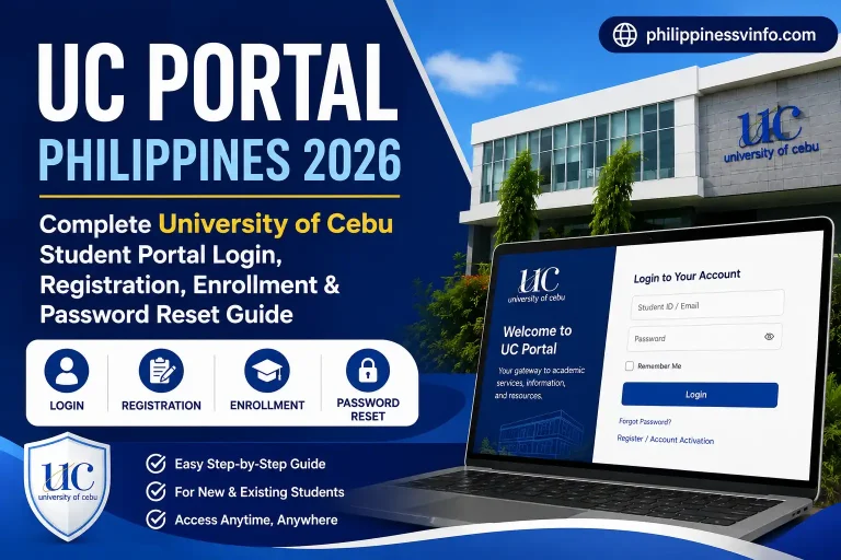 UC Portal Philippines 2026: Complete University of Cebu Student Portal Login, Registration, Enrollment & Password Reset Guide