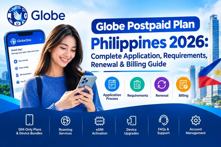Globe Postpaid Plan Philippines 2026: Complete Application, Requirements, Renewal & Billing Guide