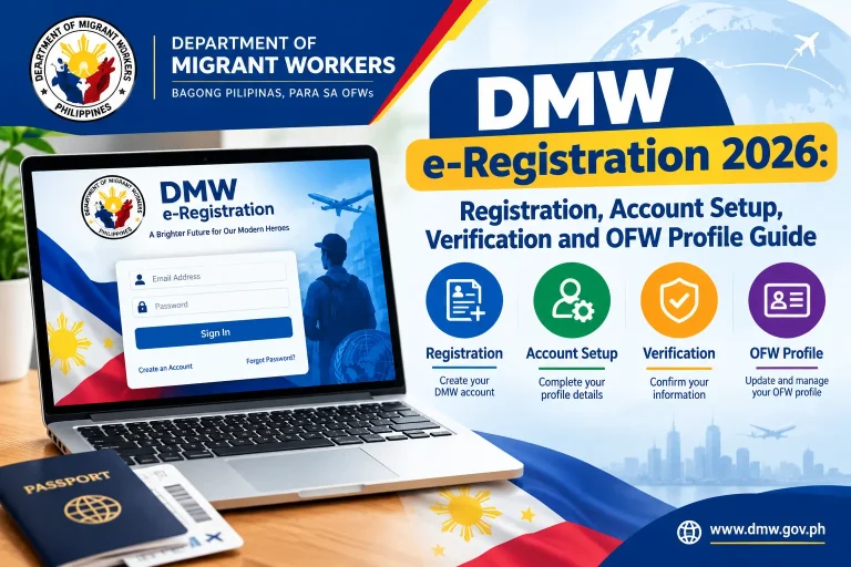 DMW e-Registration 2026: Registration, Account Setup, Verification and OFW Profile Guide