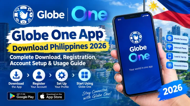 Globe One App Download Philippines 2026: Complete Download, Registration, Account Setup & Usage Guide