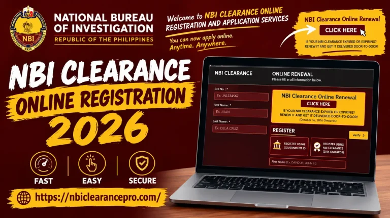 NBI Clearance Online Registration 2026: Complete Application & Appointment Guide