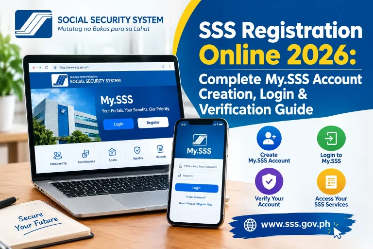 SSS Registration Online 2026: Complete My.SSS Account Creation, Login & Verification Guide