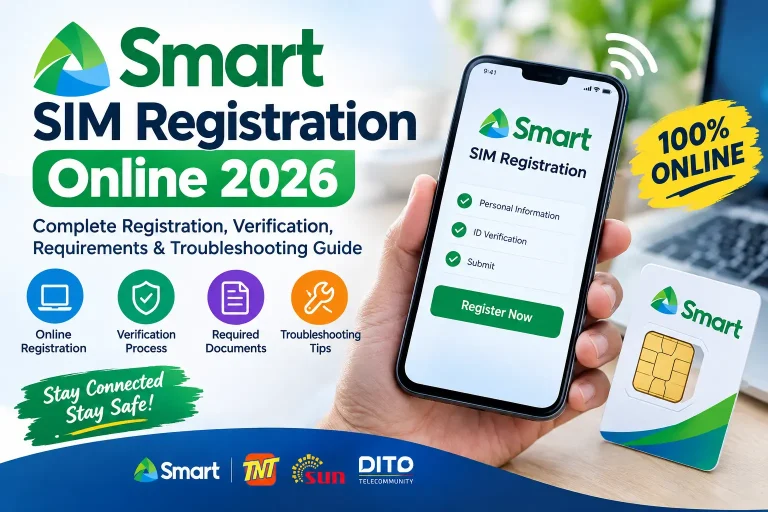 Smart SIM Registration Online 2026: Complete Registration, Verification, Requirements & Troubleshooting Guide