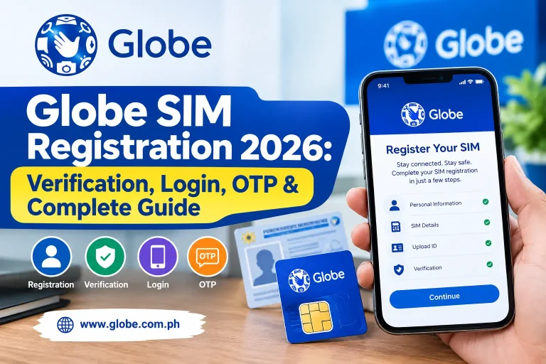 Globe SIM Registration 2026: Verification, Login, OTP & Complete Guide