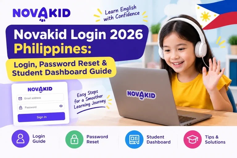 Novakid Login 2026 Philippines: Login, Password Reset & Student Dashboard Guide