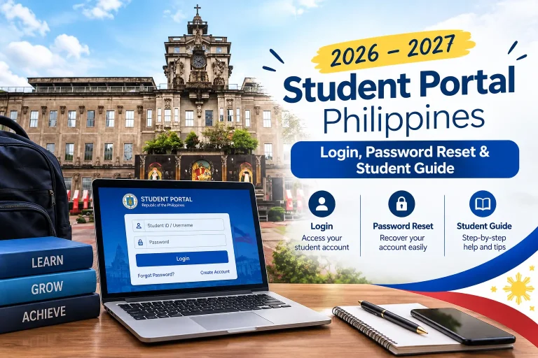 Student Portal Philippines 2026–2027: Login, Password Reset & Student Guide